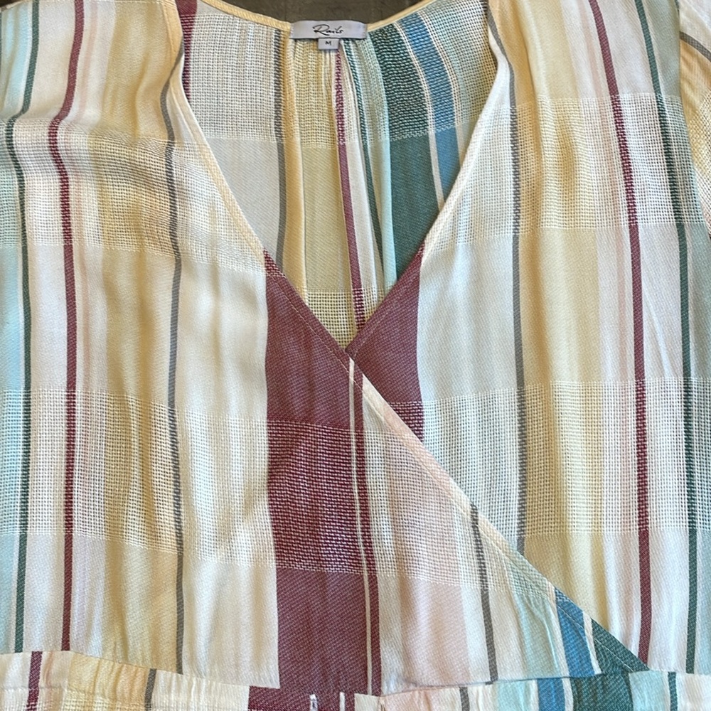 Rails For Anthropologie Deep V Front Long Sleeve … - image 3